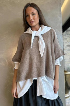 Conrad Layer Knit Mocha Marl 